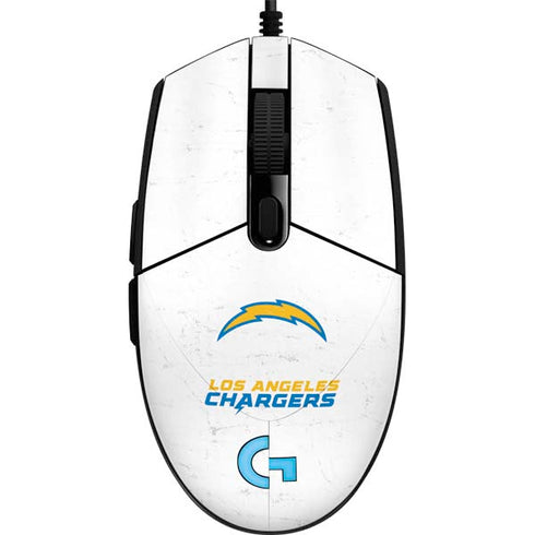 NFL Los Angeles Chargers Distressed G203 Prodigy RGB Wired Gaming Mouse Skin